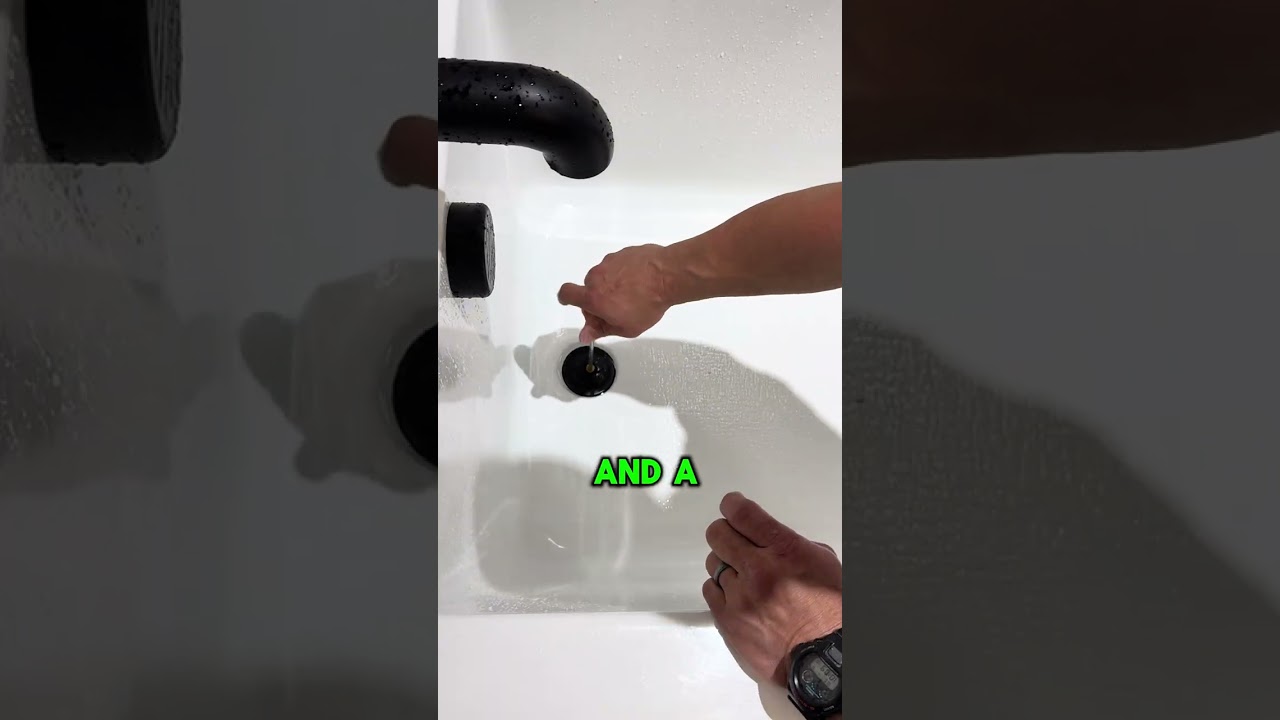 Noticed your tub draining slow? This quick check could save you time (and money) 💡🛁 #shorts