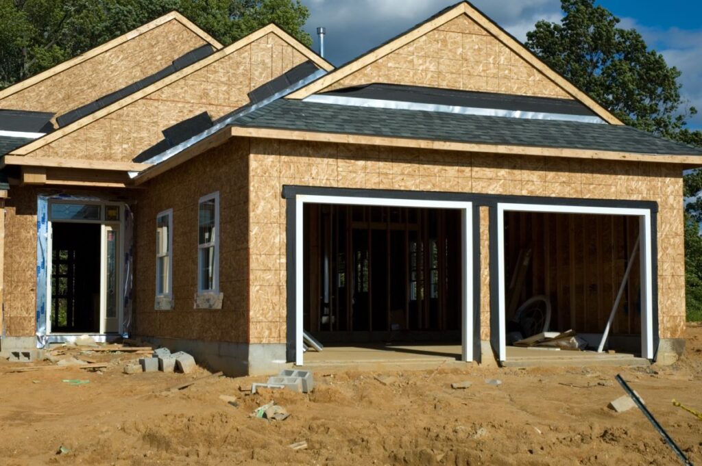 New house construction