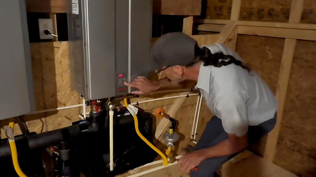 2 tankless water heater flush turn off power