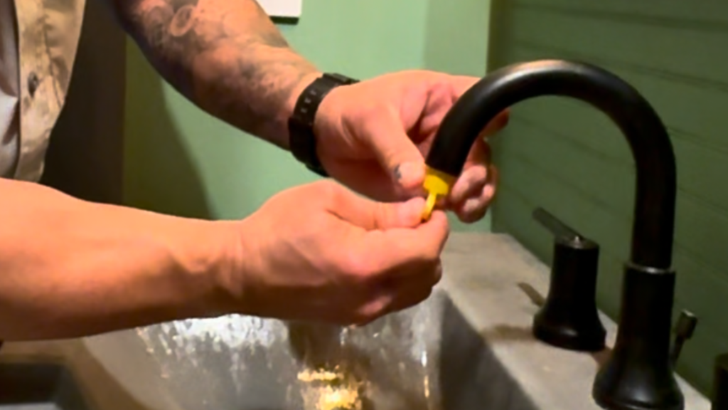 Low flow faucet step 3 reassemble the faucet (1)
