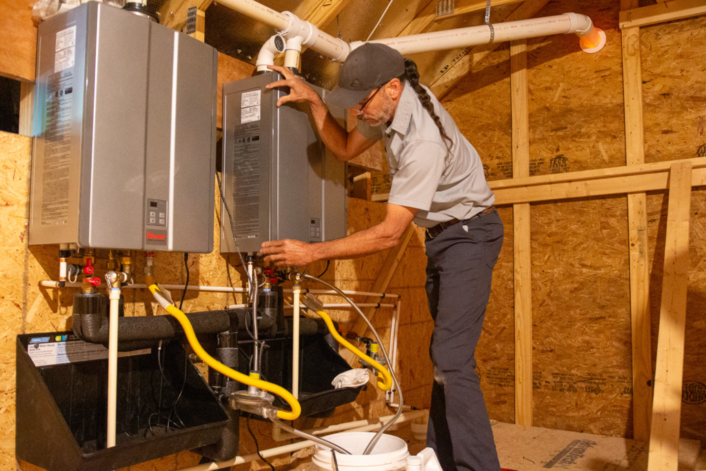 water heater installation